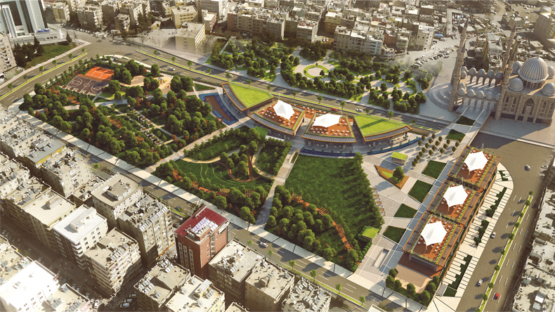 TURK MALL Novada Park Þanlýurfa Alýþveriþ Merkezi Altyapý iþi